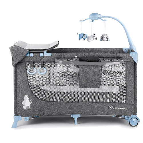 Кровать-манеж с пеленатором Kinderkraft Joy Blue (KKLJOYBLU000AC): Тип кроватка-манеж