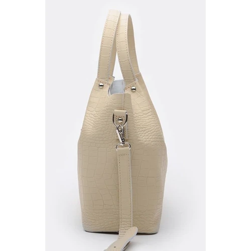 Женская сумка шоппер Ricco Grande бежевая (1l943rep-beige): Тип Сумки