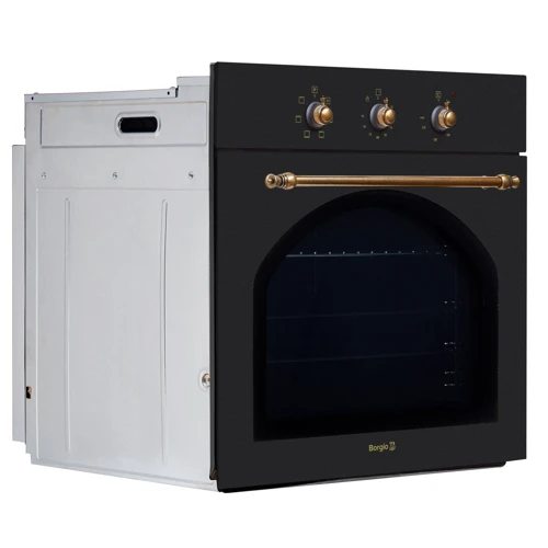 Духовой шкаф электрический Borgio OFA 102.01 (Black Rustic): Управление механическое