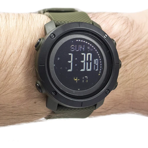 Наручний годинник Skmei тисяча чотиреста двадцять сім Army Green (1427BOXAG): Механізм кварцовий