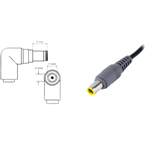 Зарядний пристрій Lenovo 65W 20V 3.25A 7.9x5.5 mm YDS65 OEM (79448): Напруга 20V