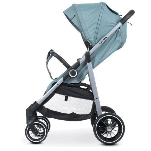 Коляска прогулочная El Camino ME 1095 SIENA Cloud Blue Лен Голубой (ME 1095 Cloud Blue EL CAMINO): Ширина шасси 54.5 см