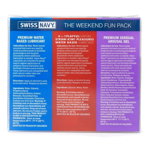 Набор Swiss Navy Weekend Fun Pack 3 х 30 мл