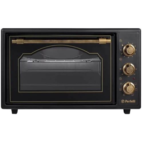 Електрична духовка настільна PERFELLI LAGGIO 37 BLACK RETRO