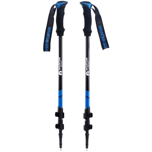 Треккинговая палка Mountain Goat Peak+ Black/Blue 60-135см (MG0005)