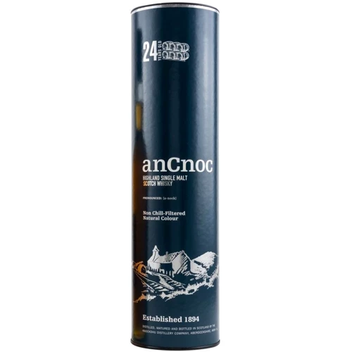 Виски односолодовый An Cnoc 24 Years Old Single Malt 46% 0.7 л (BWR7330): Объем, л 0.7