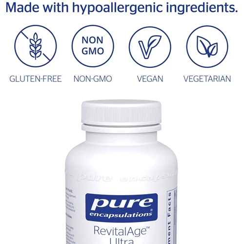 Pure Encapsulations RevitalAge Ultra 90 caps Антиоксидантно-митохондриальная формула (PE-01400): Форма выпуска Капсулы