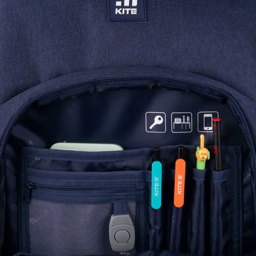 Рюкзак Kite Education Love in Paris K21-706S-3 (LED): Спинка Ортопедичне (анатомічна)