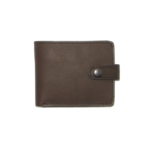 Мужское портмоне DNK Leather коричневое (Full Purse col.F)