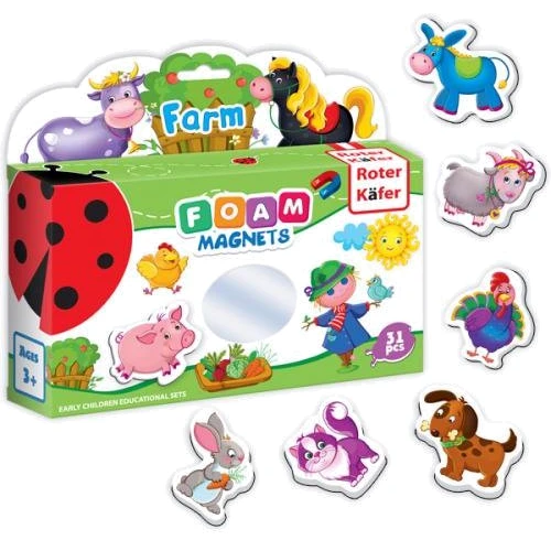 Настольная игра Vladi Toys My little world on magnets Farm (RK2101-01)