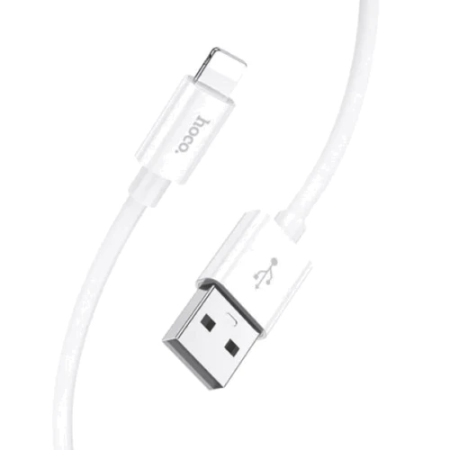 Кабель Hoco USB Cable to Lightning X87 2.4A 1m White: Длина 1 м