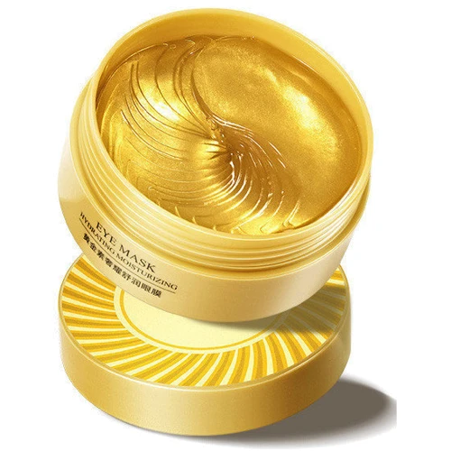 Bioaqua Hydrating Moisturizing Eye Mask Гідрогелеві патчі для очей з іонами золота та морськими водоростями 60 шт.: Призначення Тонизирование, Увлажнение, От темных кругов, От отеков