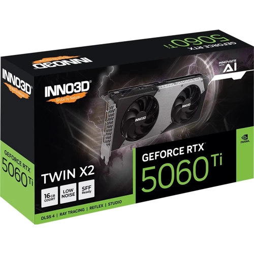 Відеокарта INNO3D GEFORCE RTX 5060 Ti 16GB TWIN X2 (N506T2-16D7-191073N)