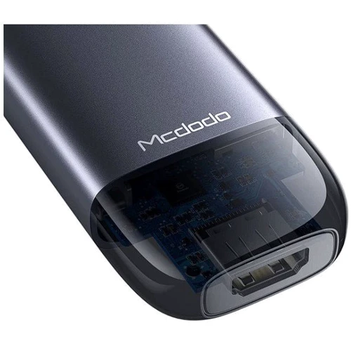 Адаптер McDodo Adapter USB-C to USB-C+2xUSB3.0+HDMI+SD Grey (HU-7740): Колір серый