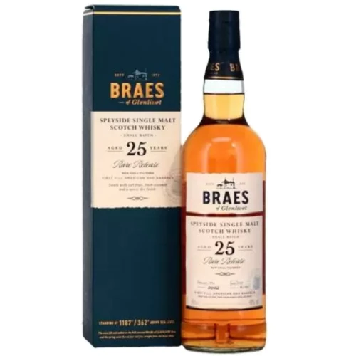 Виски Braes of Glenlivet 25yo 48% в коробке 0.7 л (STA5000299613931)