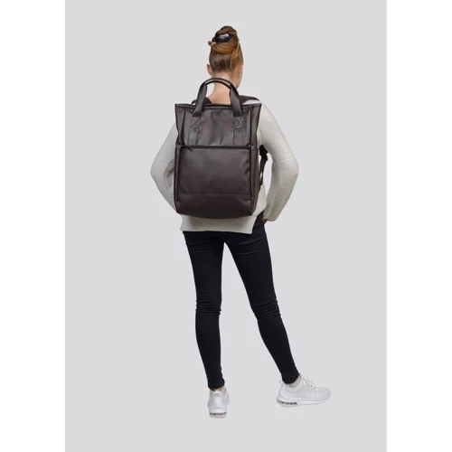 Женская сумка-рюкзак Sambag темно-коричневая (93541062): Тип Рюкзаки