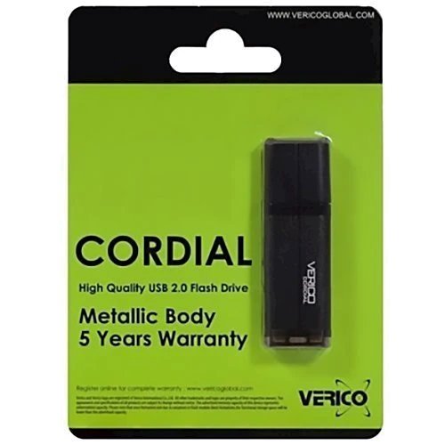 USB-флешка Verico 16GB Cordial Black (1UDOV-MFBKG3-NN): Стандарт USB USB 2.0