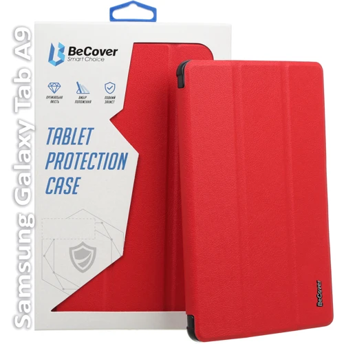 Аксесуар для планшетних ПК BeCover Smart Case Red для Samsung X115 Galaxy Tab A9 (709905): Колір червоний