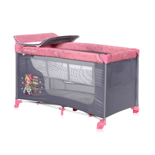 Манеж Lorelli MOONLIGHT 2L (pink travelling)