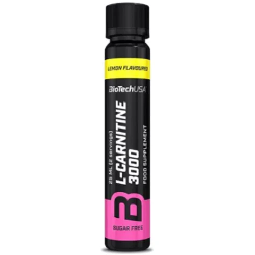 Жиросжигатель BioTechUSA L-Carnitine ampule 3000 mg 25 ml / 1 serving / Lemon