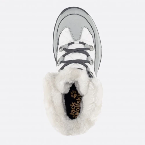 Ботинки Jack Wolfskin Aspen Texapore Mid W 4041431-5083 38 белые текстиль зима фото 3