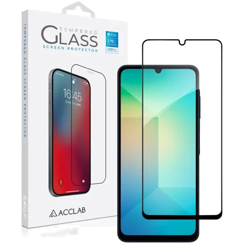 ACCLAB Tempered Glass Full Glue Black for Samsung A065 Galaxy A06: Материал стекло