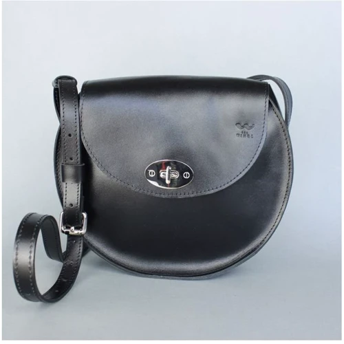 Жіноча сумка-сетчел The Wings чорна (TW-RoundBag-black-ksr): Країна виробник Україна