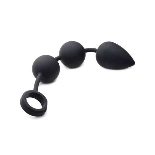 Tom of Finland Weighted Anal Ball Beads - анальные шарики -31,5х5,7см