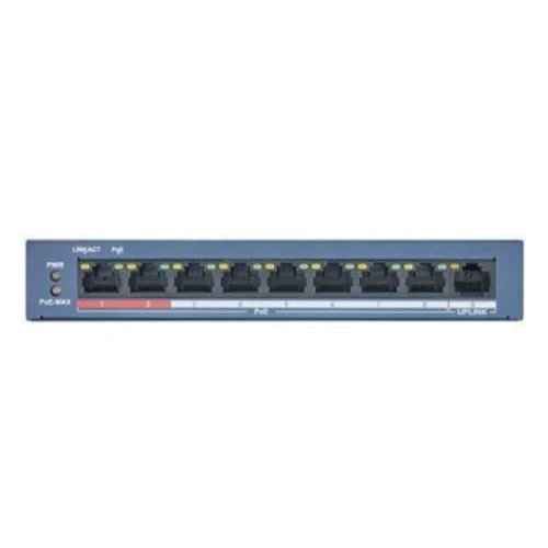 Мережевий комутатор Hikvision DS-3E0109P-E/M(B): Порти только Fast Ethernet (10/100)