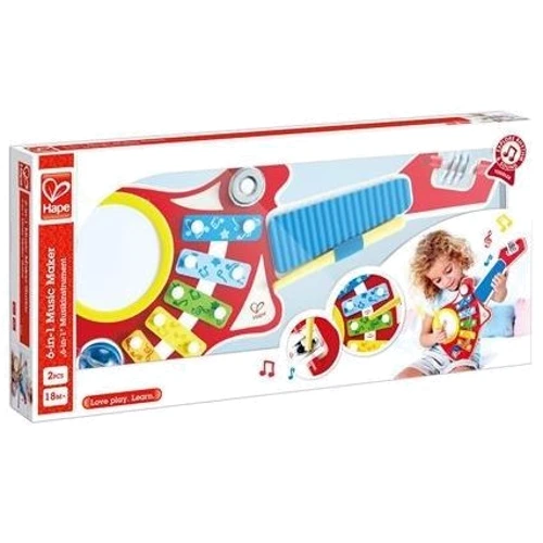 Дитяча гітара Hape Мініоркестр 6 у 1 (E0335) фото 5