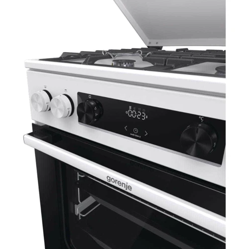 Плита комбинированная Gorenje GKS6C71WA: Объем духовки, л 71