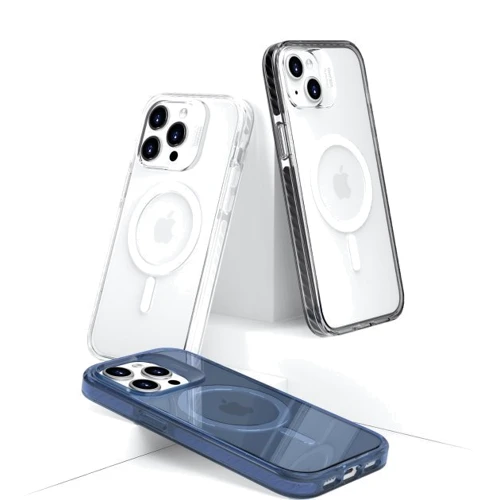 Чехол для iPhone VOKAMO Case with MagSafe Smult White for iPhone 15 Plus (NVK010848): Цвет белый