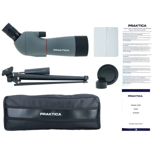 Підзорна труба Praktica Hydan 20-60x60 WA Grey + штатив (71206060) фото 6