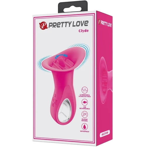 Стимулятор клитора LYBAILE Pretty Love Clyde Pink (BI-300080)