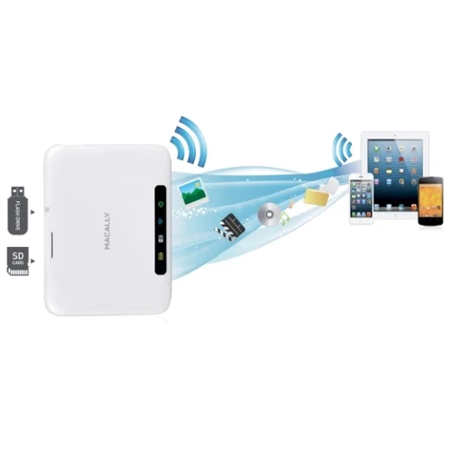 Аксессуар для накопителя Внешний Wi-Fi картридер SD Macally (WIFISD) фото 8