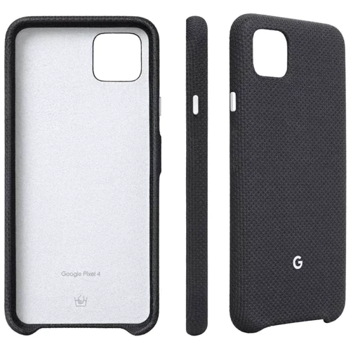 Чохол для телефона Google Official Fabric Black for Pixel 4 XL (GA01276): Плівка в комплекті нет