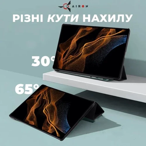 Аксессуар для планшетных ПК AirOn Premium Smart Case Black for Samsung X910 Galaxy Tab S9 Ultra фото 6