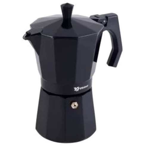 Гейзерна кавоварка Vitrinor Black 600 мл на 12 чашок (1224297) (Все для чаю та кави)(79012313)Stylus Approved
