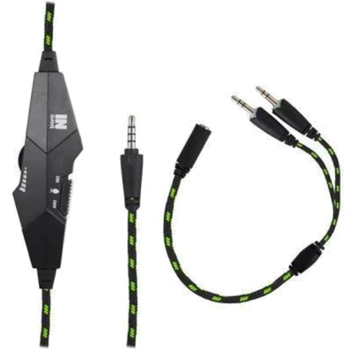 Наушники Gemix N20 Black/Green: Дополнительно регулятор громкости