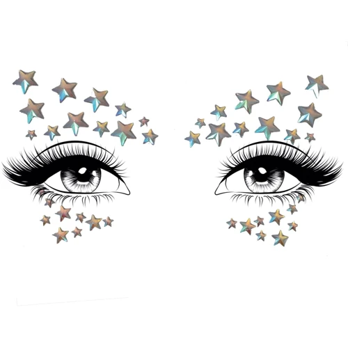 Наклейки с украшением Leg Avenue Celeste face jewels sticker