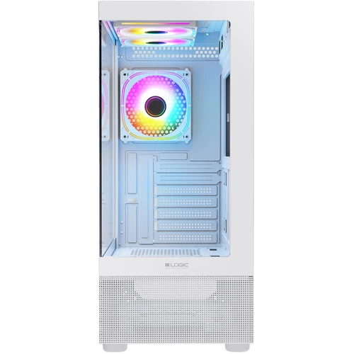 Корпус Logic LOOK ARGB MIDI White (AT-LOOK-ARGB-20-0000000-0002): Форм-фактор материнской платы ATX/MicroATX/Mini-ITX