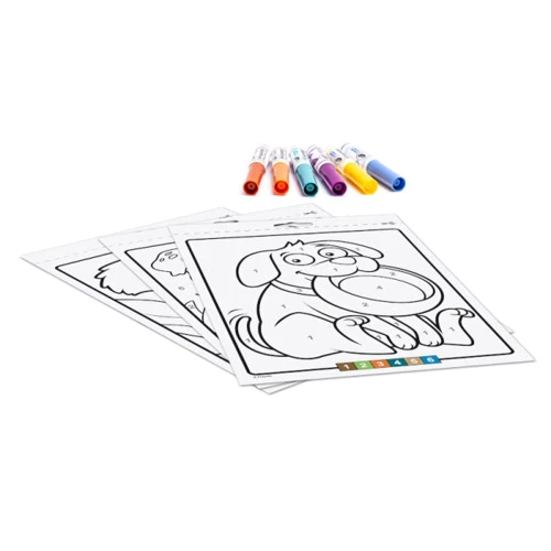 Книга-раскраска по номерам Crayola Животные-друзья с фломастерами (04-7321G): Производитель Crayola