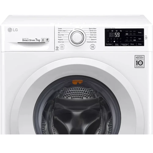 Стиральная машина LG F0J5QN3W: Максимальная скорость отжима, об/мин 1000