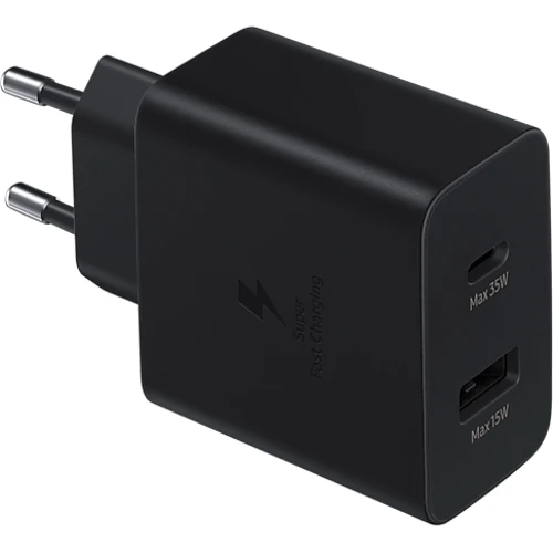 Зарядное устройство Samsung Wall Charger USB+USB-C 35W Black (EP-TA220NBEGRU)