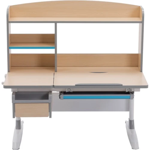 Парта GT Racer DS-1801 Wood/Gray: Ширина, см 65