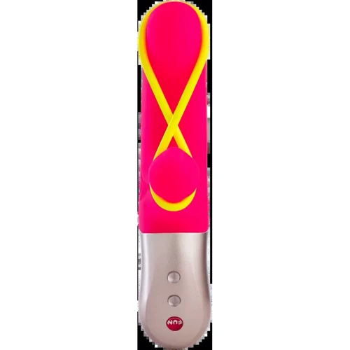 Вибратор Fun Factory AMORINO pink - neon yellow