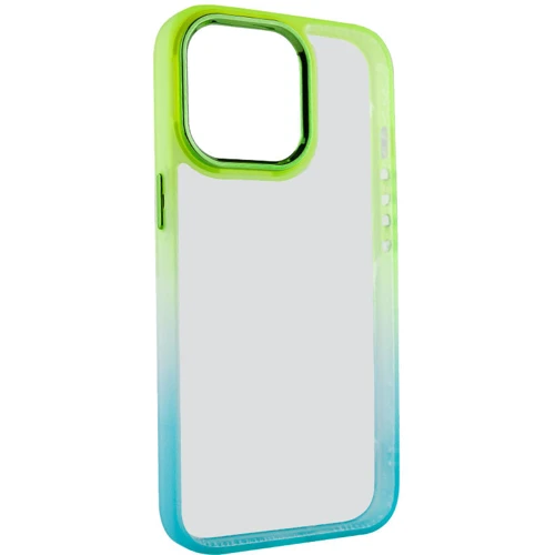 Чехол для iPhone TPU Case TPU+PC Fresh Sip Turquoise/Citric for iPhone 13 Pro Max