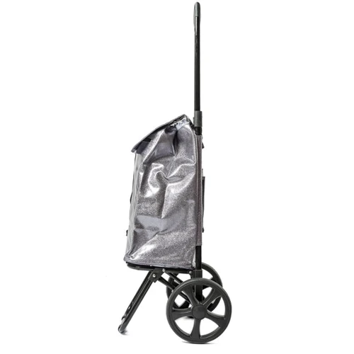 Сумка-візок Epic City X Shopper Evolution 33 Glitter Silver (926138): Тип сумка на колесах