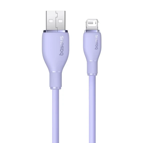 Кабель Baseus USB Cable to Lightning Pudding Series Fast Charging 2.4A 1.2m Purple (P10355700511-00): Длина 1.2 м
