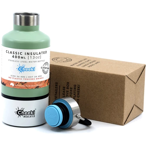 Детский термос Cheeki Classic Insulated 400 мл Pistachio White (CIB400PW1): Тип Термос